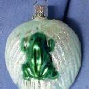 FROG Christmas Ornament - Vintage Blown Glass Holiday Ornament
