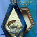 old vintage BASS Fishing - Jim Beam Whiskey Decanter - Beam's Choice Collector Edition Volume X - Fish Sporting Glass Bottle