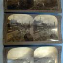 Photo Mining USA Stereo View Group * View of Ovens Loading Coke into Cars * Steel Plant Monongahela River PA * Ore Docks, Two Harbors MINN * Keystone Stereo View Card Group - vintage paper item