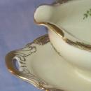 German BLACK KNIGHT Porcelain Creamer & Sugar w/ Lid