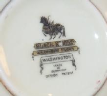 German BLACK KNIGHT Porcelain Gravy Boat