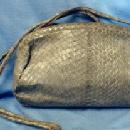 old Mario Valentino Snakeskin Leather Clutch Shoulder Purse - Vintage Designor Handbag Purse - misc