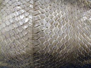 old Mario Valentino Snakeskin Leather Clutch Shoulder Purse - Vintage Designor Handbag Purse - misc