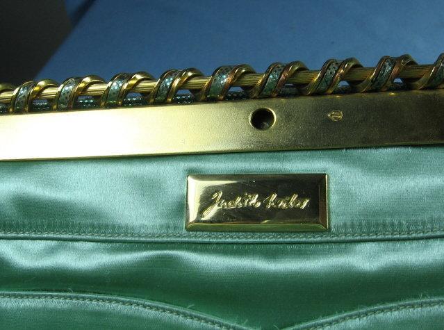 Judith Leiber Evening Bag Clutch - Snakeskin Designer Signed Purse