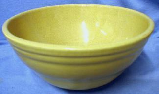 Kitchen Yellow Ware Mixing Bowl - Vintage Kitchen