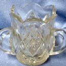 Pressed Glass Toothpick - Loving Cup 3-handle EAPG Loving Cup Toothpick