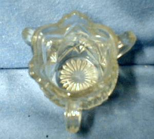 Pressed Glass Toothpick - Loving Cup 3-handle EAPG Loving Cup Toothpick