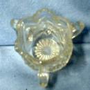Pressed Glass Toothpick - Loving Cup 3-handle EAPG Loving Cup Toothpick