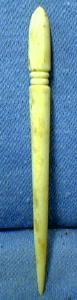 Nautical Ivory Bodkin - Hand carved Whale Bone Sewing Collectible