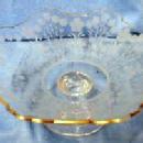 Etched Glass Candy Compote - Elegant Glassware