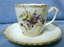 KPM Demi Cup and Saucer - Demitasse China Porcelain