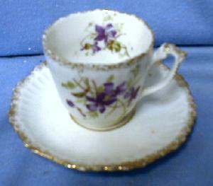 KPM Demi Cup and Saucer - Demitasse China Porcelain