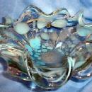 ART GLASS Murano Internally Decorated Art Glass Bowl