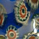 ART GLASS Millefiori Cobalt Blue Murano Glass Bowl - Awesome Art Glass