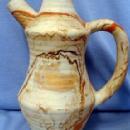 Nemadji Indian Art Pottery Chocolate Pot - Orange