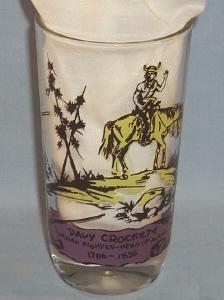 DAVY CROCKETT Water Glass