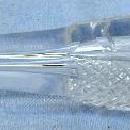 Victorian Silver & Cut Glass Crystal Servers - Classic Antique Spoon & Fork