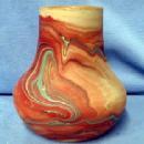 old Western Mission Swirl Pottery - EARLY Nemadji