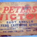 PETERS Victor Shot Shell Wooden Crate - Ammunition Box - Sporting