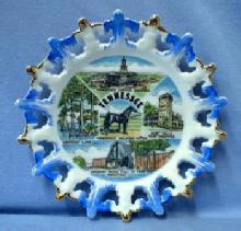 old Tennessee Walking HORSE * Leeffoot Lake * Vintage Souvenir Porcelain