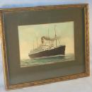 Ocean Liner S.S. NIEUW AMSTERDAM Framed Print - Misc.