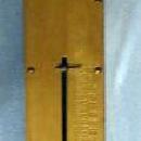 old 100 # Brass Spring Scale - Landers Improved One Hundred Pound Metalware tool