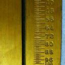 old 100 # Brass Spring Scale - Landers Improved One Hundred Pound Metalware tool