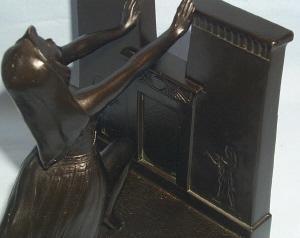Ronson QUEEN OF THE NILE Bookends - Metalware