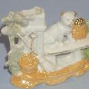 German Lustreware Porcelain SPILL HOLDER