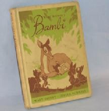 Walt Disney's BAMBI Illustrated Hard Cover Book - Paper
