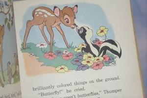 Walt Disney's BAMBI Illustrated Hard Cover Book - Paper