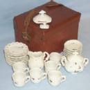 Stoneware Miniature TOY DISHES in Original Box - Pottery