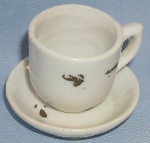 Stoneware Miniature TOY DISHES in Original Box - Pottery