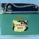 Cigarette Lighter CANADA DRY Advertising Lighter - Vintage Ginger Ale Soda Advertising Tobacciana
