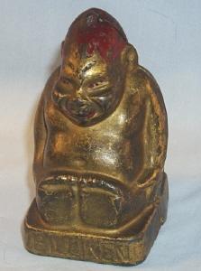 BILLIKEN Cast Iron Bank - Metalware