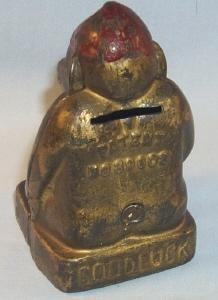 BILLIKEN Cast Iron Bank - Metalware