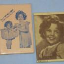 Two SHIRLEY TEMPLE Pocket Glass Mirrors - Toys