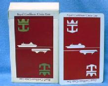 old vintage Royal Caribbean Cruise Line Playing Cards - Vintage Advertising paper