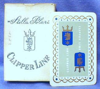 STELLA POLARIS Clipper Cruise Line Playing Cards - Vintage Advertising paper