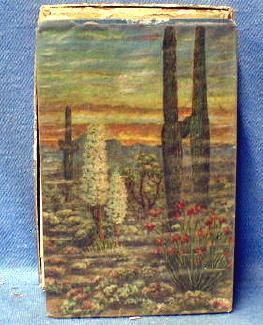 US INT REVENUE Stamp Intact Playing Cards - Vintage Desert Scene paper