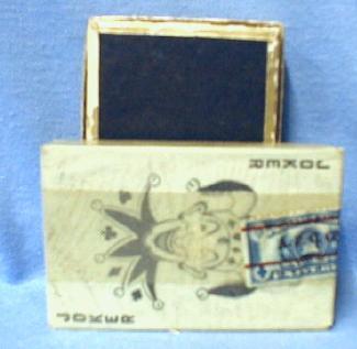 US INT REVENUE Stamp Intact Playing Cards - Vintage Desert Scene paper