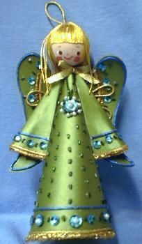 Christmas ANGEL Ornament - Vintage Angel - German Holiday Misc