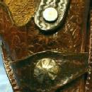 vintage Toy Cap Gun Holster - 1950's Large Tooled