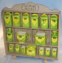 Child's Spice Rack / Kitchen Cabinet - Toys