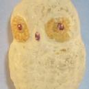 White Owl CELLULOID Christmas Ornament - Misc.