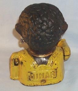 English Cast Iron DINAH Mechanical Bank - Ethnographic