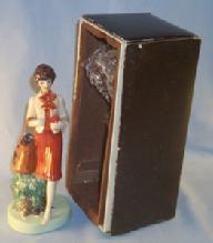 TUPPERWARE Saleslady Porcelain Figurine in Original Box - Advertising