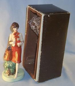 TUPPERWARE Saleslady Porcelain Figurine in Original Box - Advertising