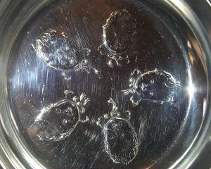 Dionne Quintuplets Silver Cereal Bowl - Metalware