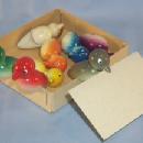 Eight Swedish Bird Placement Card Holders in Box - Misc.